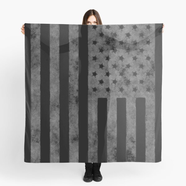 US Flag Grunge Style Scarf