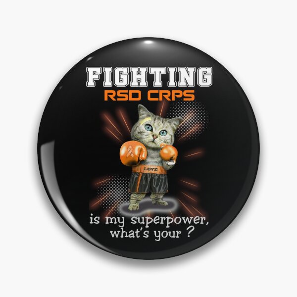 Item preview, Funny Cat Fighting RSD CRPS Is My Superpower What's Your designed and sold by Kohend.