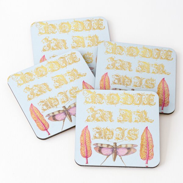 Item preview, Antique Butterfly, Feathers and Calligraphy designed and sold by jadeandjester.