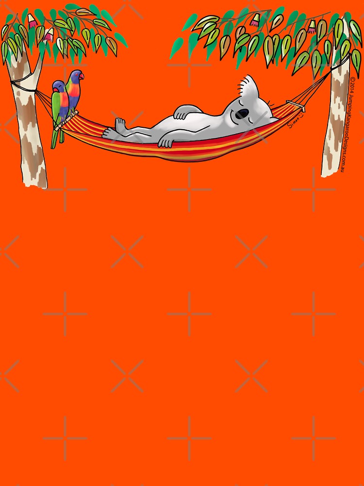 Hammock Sleeping Koala - Sweet Dreams by JumpingKangaroo