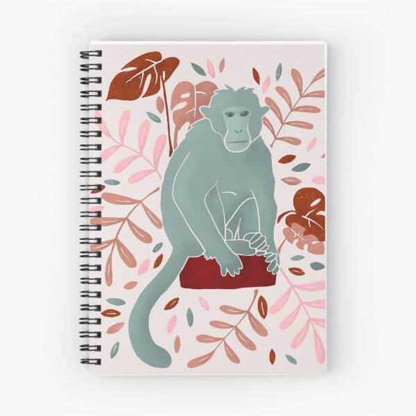 Item preview, Teal Rhesus Macaque Monkey  designed and sold by illustrations by debs.