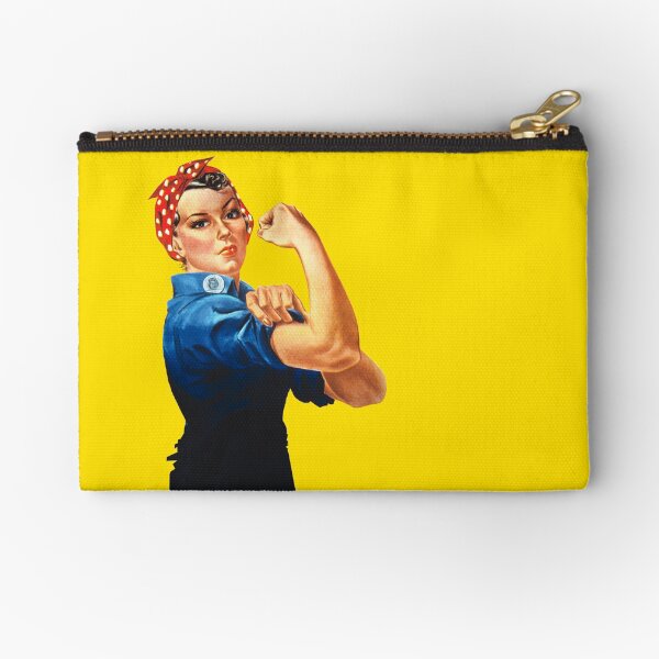 Rosie The Riveter Retro Style design Zipper Pouch