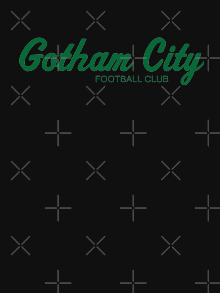 New York Jets Gotham City Football T-Shirt from Homage. | Officially Licensed Vintage NFL Apparel from Homage Pro Shop.