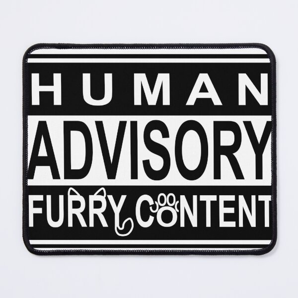 Item preview, Advisory - FURRY CONTENT designed and sold by 8Bit-Paws.