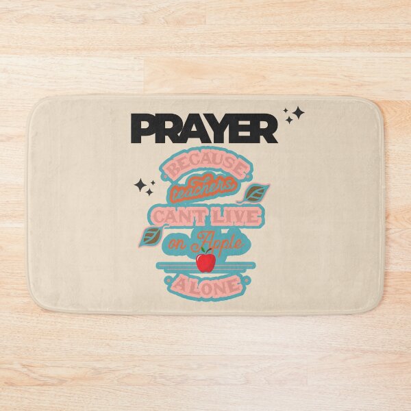 Item preview, Prayer, Because Teachers Can't Live on Apple Alone - Crème and Black designed and sold by TheReporter1.