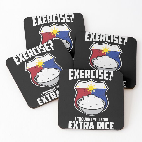 Item preview, Exercise I Thought You Said Extra Rice Philippines designed and sold by TakhaBinahina.