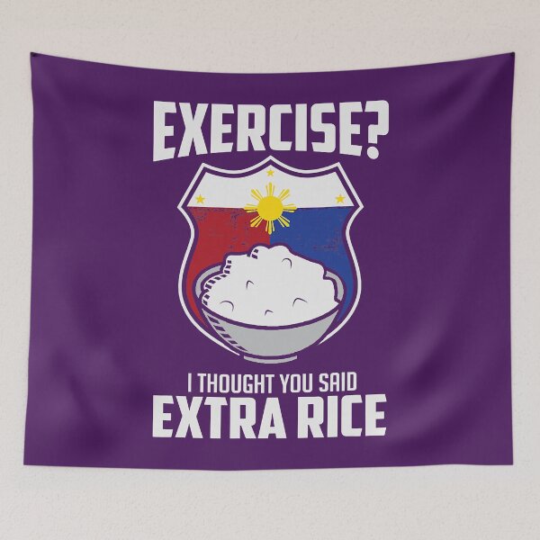 Item preview, Exercise I Thought You Said Extra Rice Philippines designed and sold by TakhaBinahina.