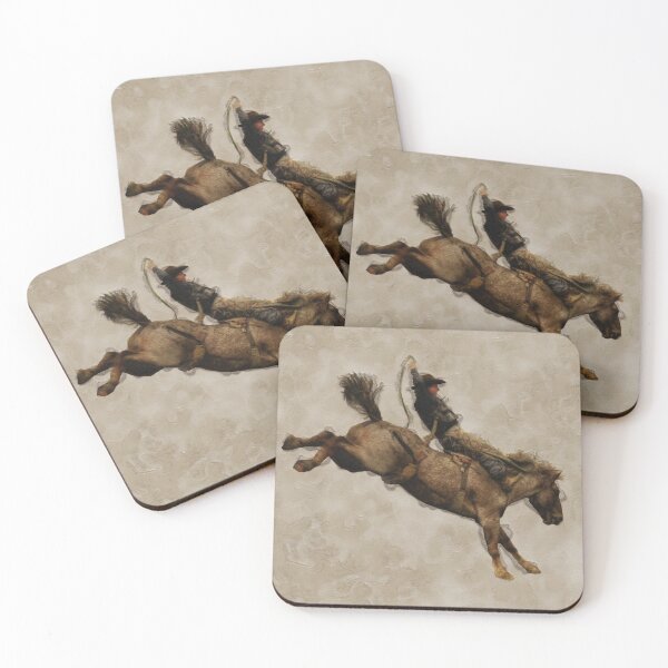 Item preview, Bucking Bronco Rodeo Cowboy designed and sold by NaturePrints.