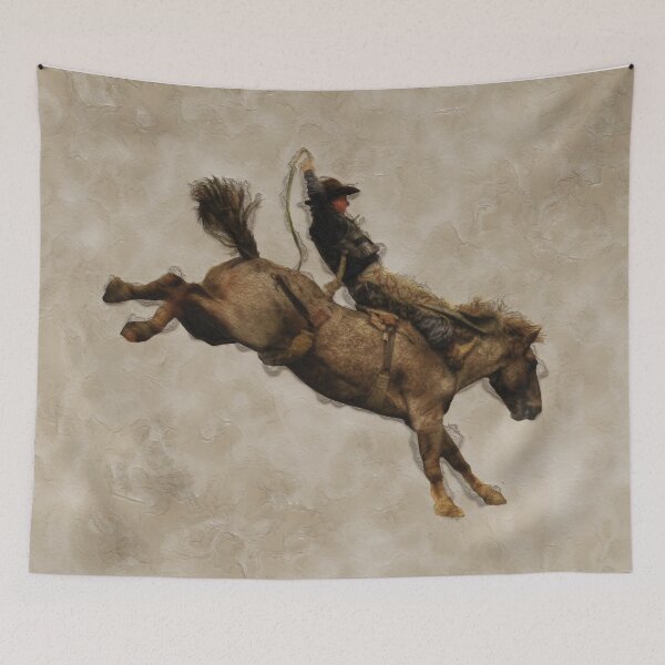 Item preview, Bucking Bronco Rodeo Cowboy designed and sold by NaturePrints.