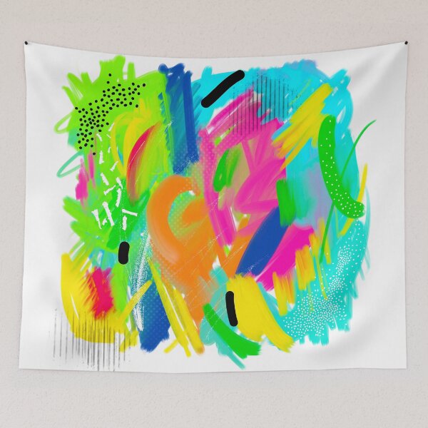 Item preview, Colorful Abstract Painting designed and sold by MyArt23.
