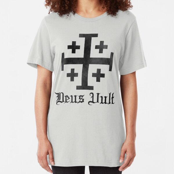 crusader cross t shirt