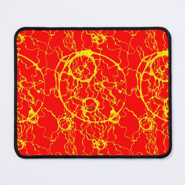 Item preview, Rich Red with Yellow pattern designed and sold by colouroz.