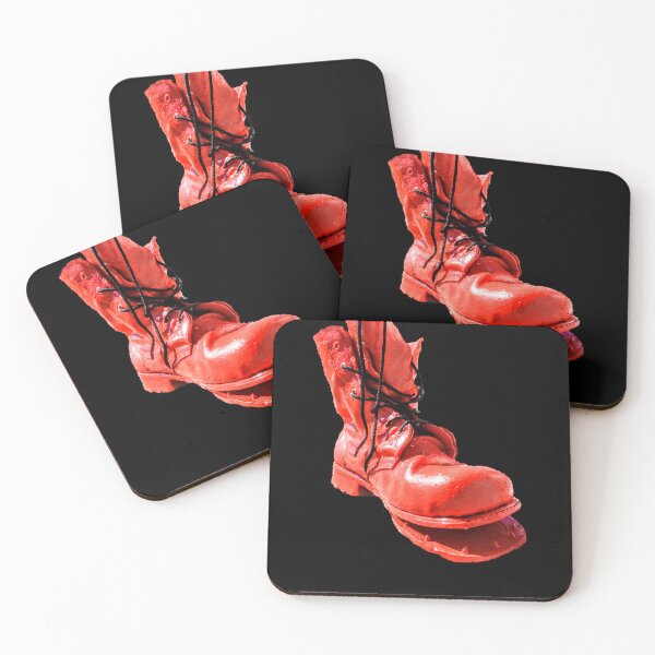 Item preview, Red Nightmare Boot, Leonardo Sacristá, Backroom Art  designed and sold by The Sr Corchea Backroom Art.
