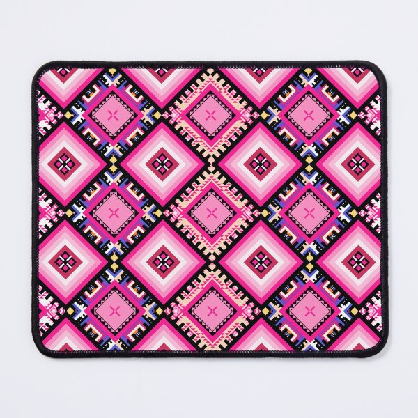 Item preview, The Modern Pink Square Dimension Design in Seamless Pattern designed and sold by MyMemoriesArts.