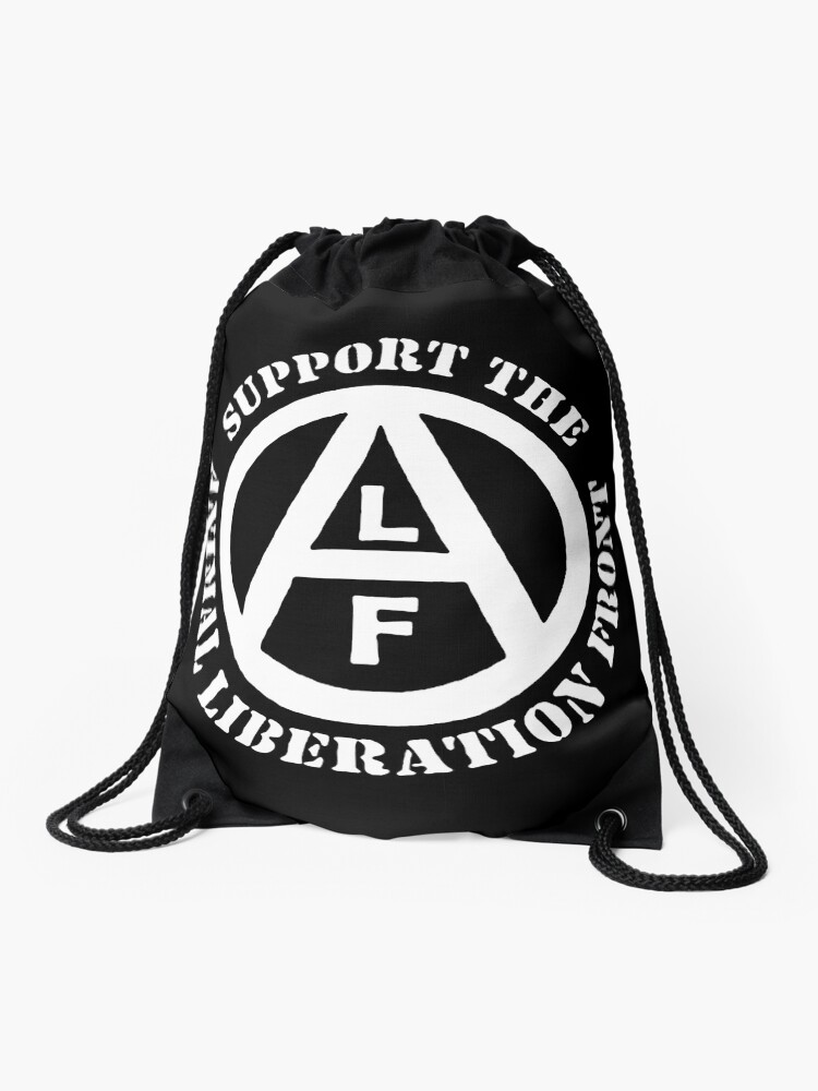 Mochila saco «Frente de Liberación Animal» de ChatNoir01 | Redbubble Mochila saco «Frente de Liberación Animal» de ChatNoir01 | Redbubble