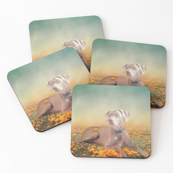Item preview, Weimaraner in Paradise designed and sold by Elisabeth Lucas.