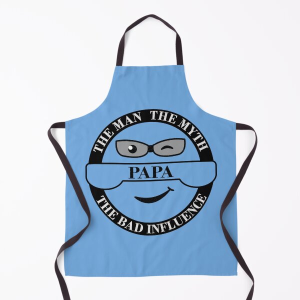 Item preview, Papa, the Man, the Myth, the Bad Influence - (circular border) designed and sold by Blended Designs ⭐⭐⭐⭐⭐.