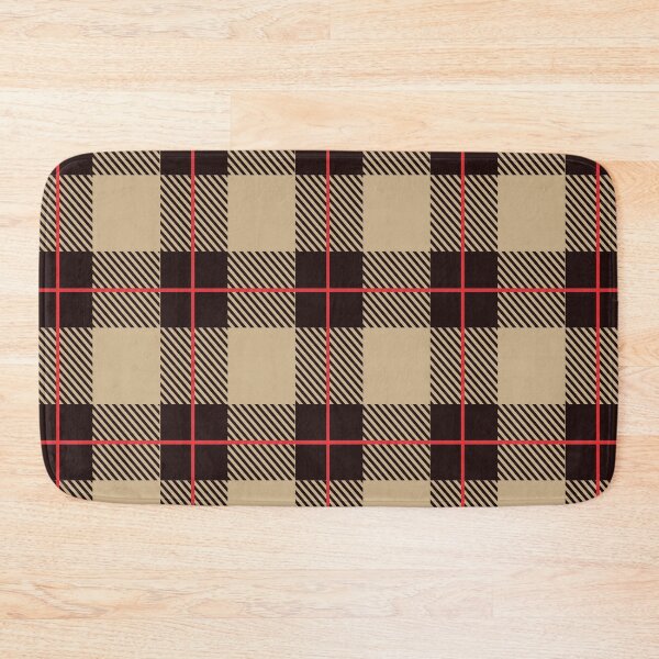 Item preview, Super Fun Black & Tan & Red Plaid Pattern designed and sold by Cyndi's Stuff.