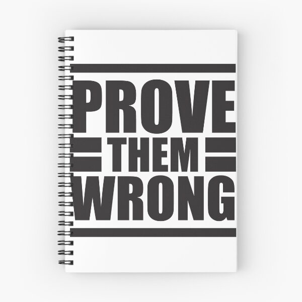 Item preview, Prove them wrong - motivational quote print designed and sold by Studio Grafiikka.