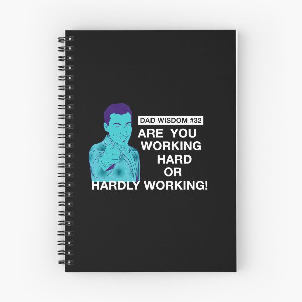 Item preview, Fathers Day Dad Wisdom:  working hard or hardly working! designed and sold by SmallOrbit.