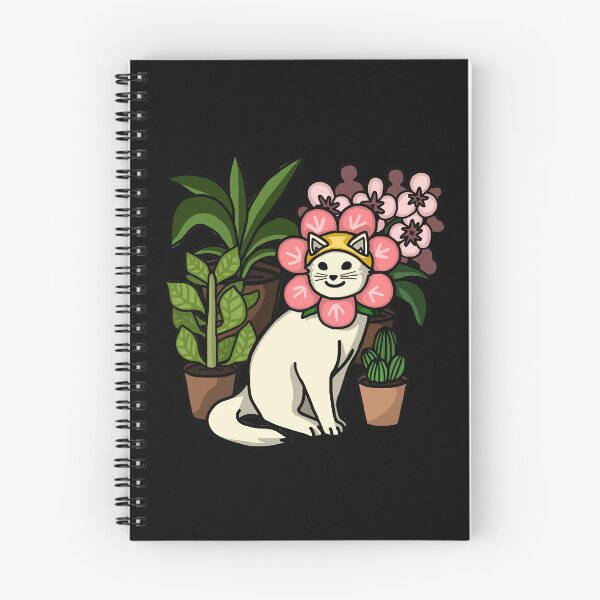 Item preview, Cat With Flower Head Amongst Plant Pots designed and sold by auristela.