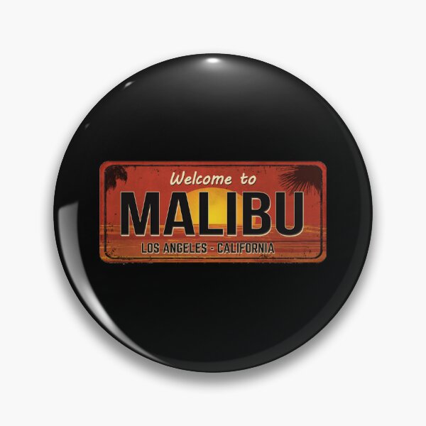 Item preview, Malibu license plate designed and sold by ViejoWill.
