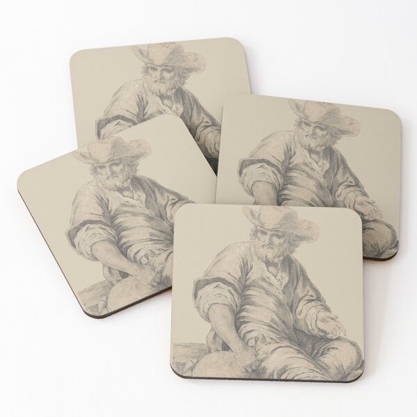 Item preview, Seated Bearded Man Holding a Jug designed and sold by pelagio.