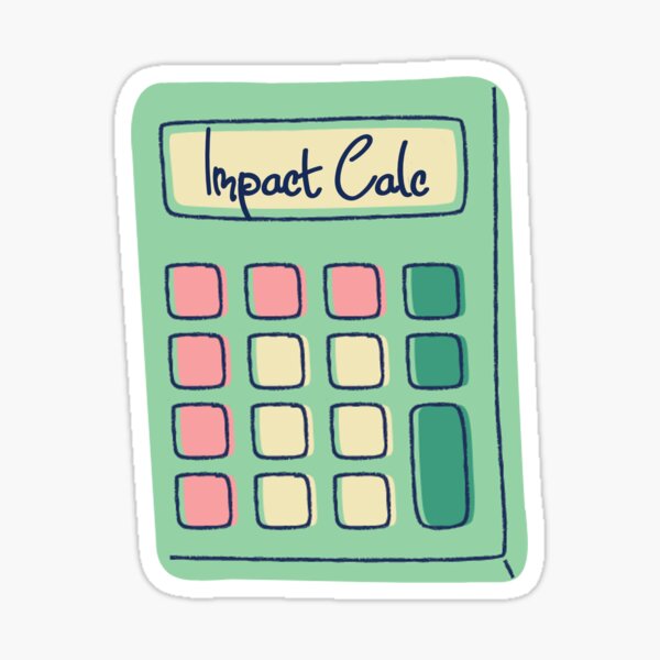 Item preview, Debate Impact Calculator designed and sold by littlemissjrs.