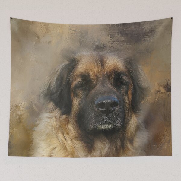 Item preview, Leonberger Dog Portrait One designed and sold by Elisabeth Lucas.