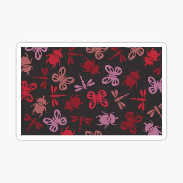 Bug Crossing Print Sticker