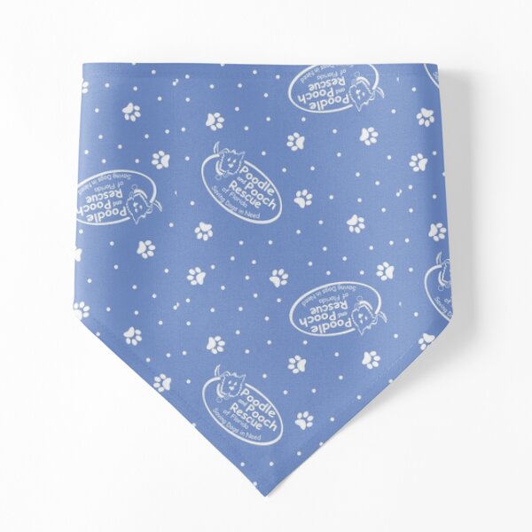 Poodle and Pooch Rescue of Florida - all over logo print Pet Bandana