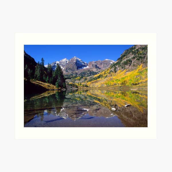 Maroon Bells Art Print