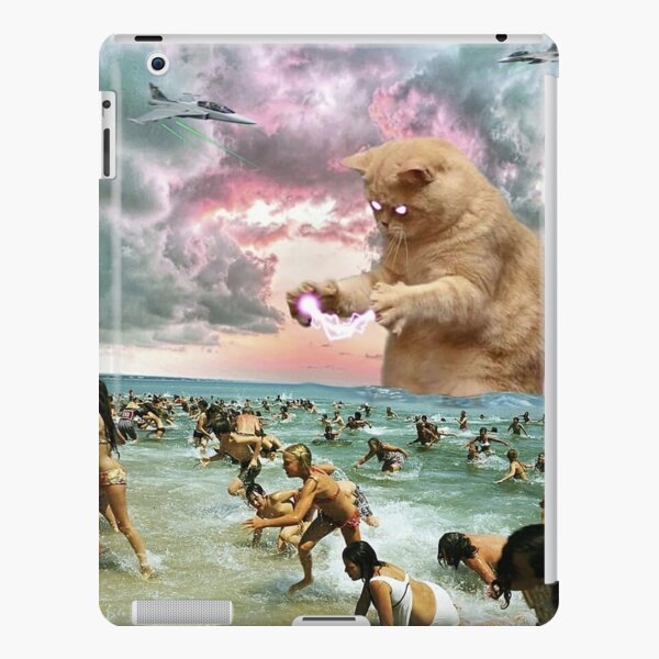 HQ Pathetic Cat Meme Cursed Face | iPad Case & Skin