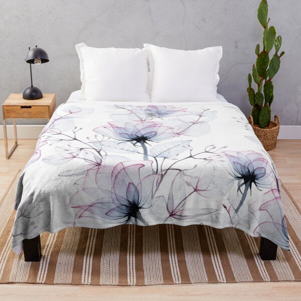 Item preview, Purple And Gold Summer Floral Seamless Pattern - flower patterns designed and sold by HStudioPrints.