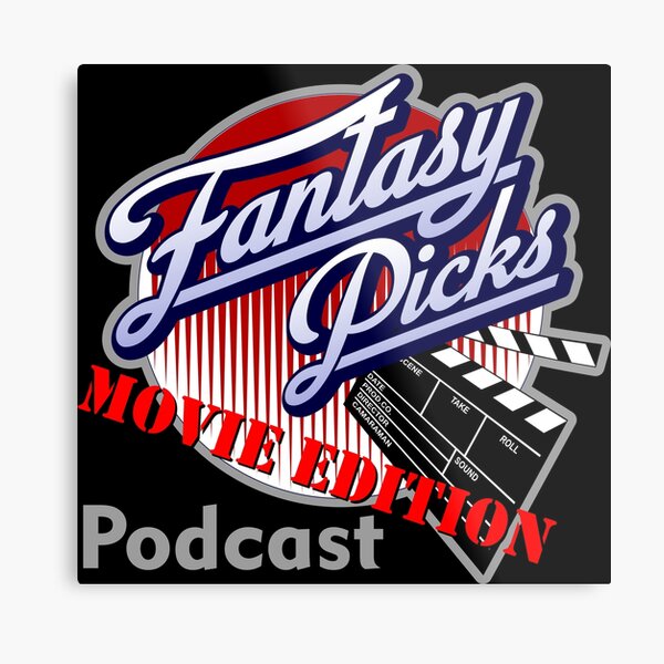 Fantasy Picks Movie Edition Podcast Logo Metal Print