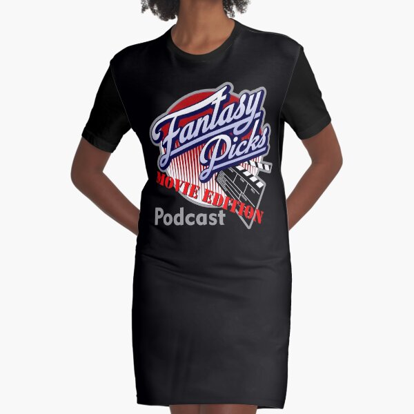 Fantasy Picks Movie Edition Podcast Logo Graphic T-Shirt Dress