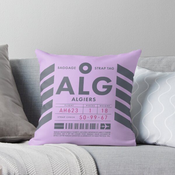 Item preview, Luggage Tag D - ALG Algiers Algeria designed and sold by VoodooCircus.
