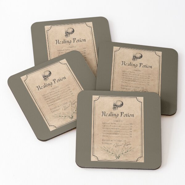 Item preview, D&D Vintage Healing Potion Label designed and sold by IsabellaPezza.