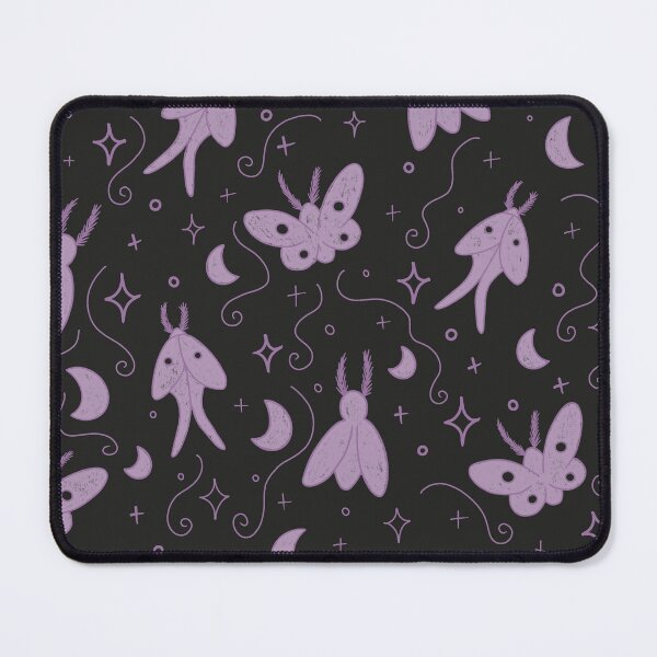 Item preview, Black and Purple Moth Print Pattern designed and sold by MaysMonsters.