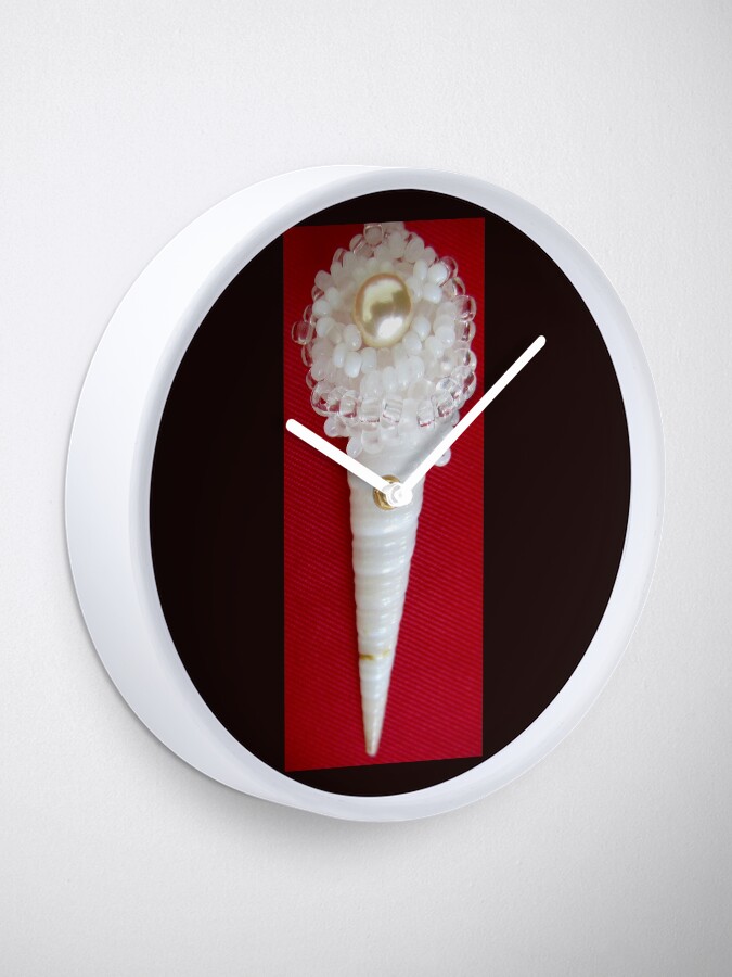 Alternate view of Christmas design. Xmas design Clock