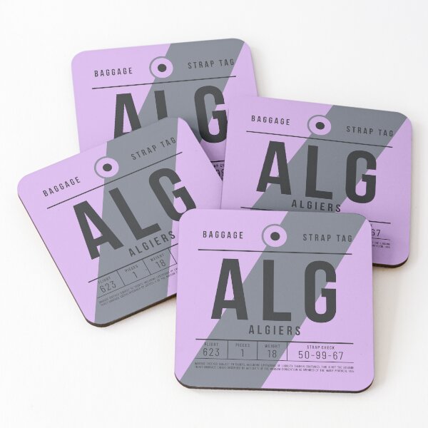 Item preview, Luggage Tag E - ALG Algiers Algeria designed and sold by VoodooCircus.