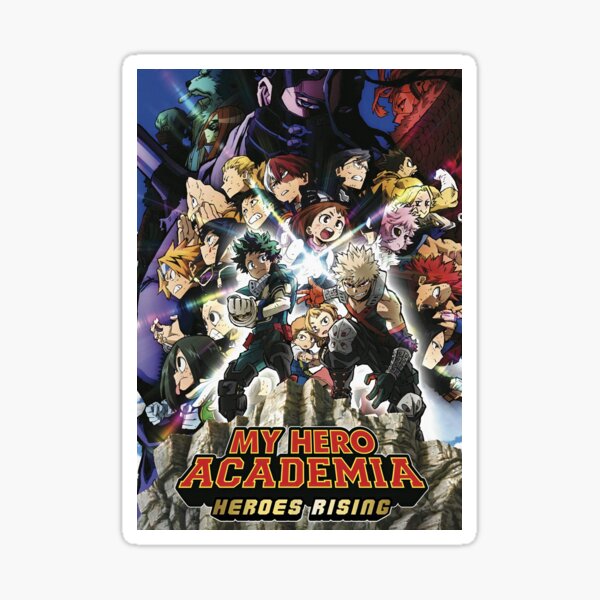 My Hero Academia Movie 2 Heroes : Rising DVD COVER by