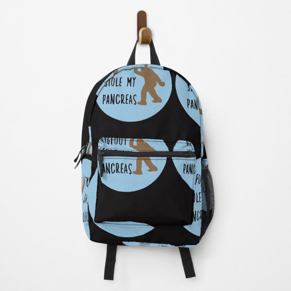 Item preview, Bigefoot Stole My Pancreas Blue Sky Sticker designed and sold by Leila Koepp.