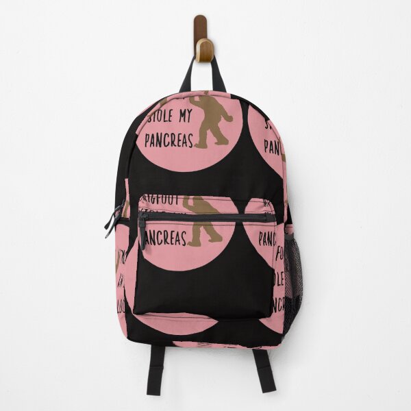 Item preview, Bigfoot Stole My Pancreas Dusty Rose Sticker designed and sold by Leila Koepp.