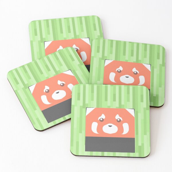 Item preview, Square Red Panda designed and sold by animinimal.
