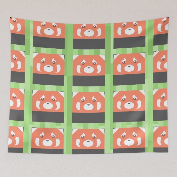Item preview, Square Red Panda designed and sold by animinimal.