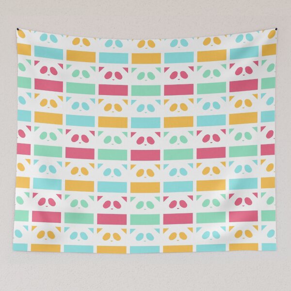 Item preview, Square Panda Colours (white) designed and sold by animinimal.