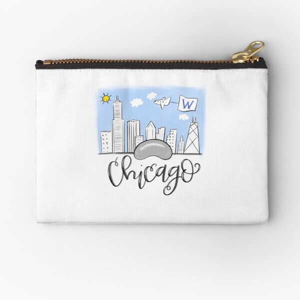 Chicago Skyline Zipper Pouch