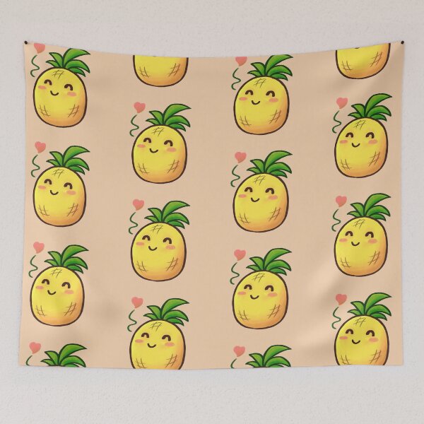 Item preview, Happy Pineapple designed and sold by Fuchsia-Neko.