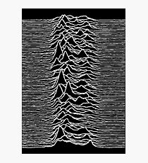 Unknown Pleasures - Joy Division Photographic Print